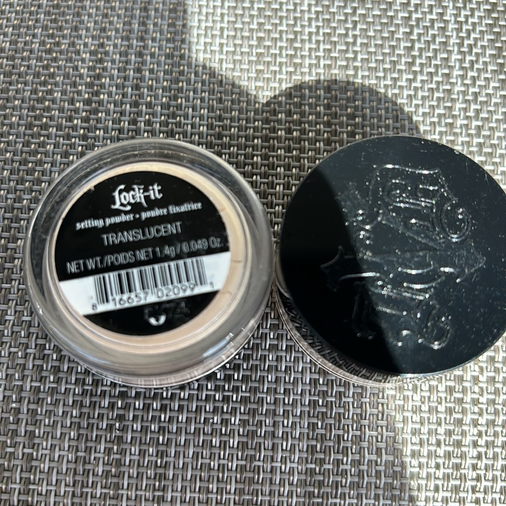3-pc KAT VON D~Lock-it~Translucent Setting Powder 0.049 oz 1.4g SEALED - Picture 3 of 3